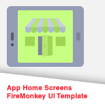 【示例】App Home Screens 1.0  FMX界面模版-Delphi 大神网