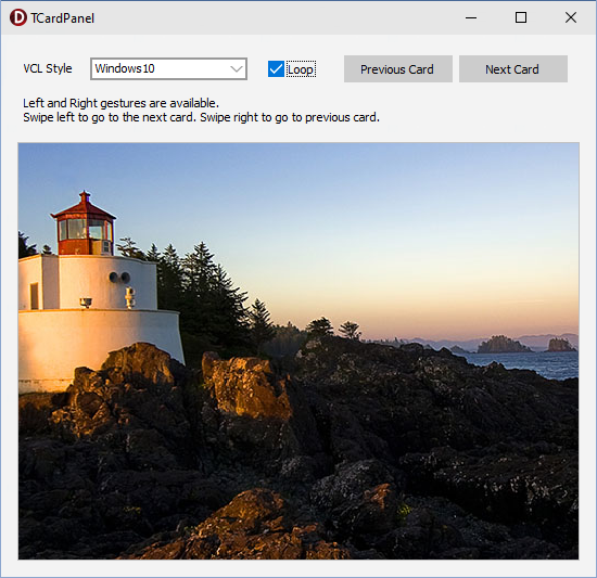 Card Panel Demo (Delphi) 1.0  VCL-Delphi 大神网